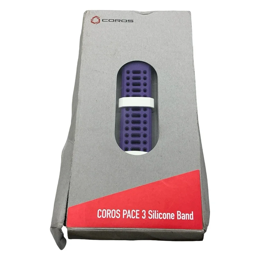 COROS PACE 3 Silicone Watch Band Violet Purple Replacement Strap BAND-PACE3-PUR